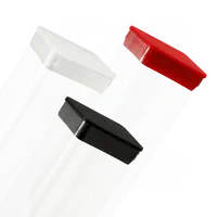 Cleartec - Bouchons carrés en polypropylène