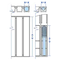 Emballage avec compartiments individuels détachables